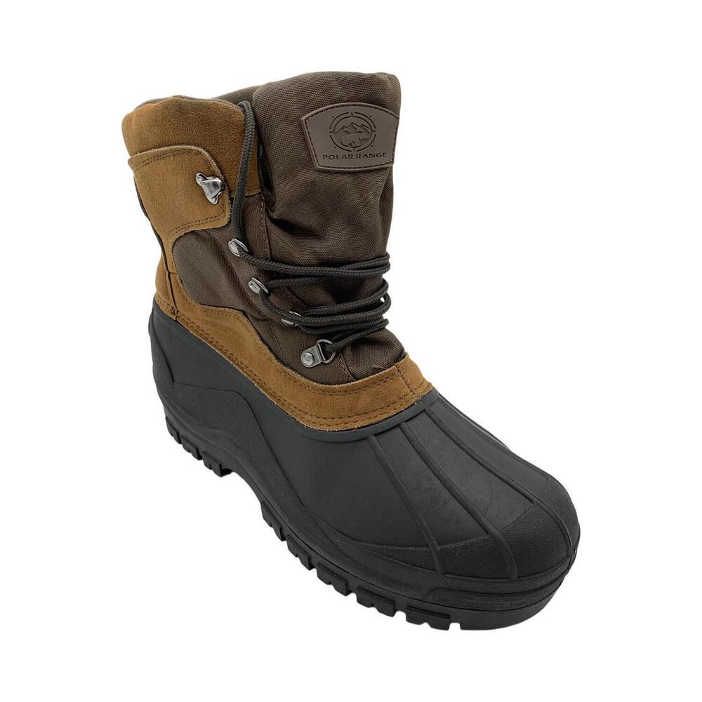 Polar Range Men's Peak Cold Weather Boots Brown - Medium